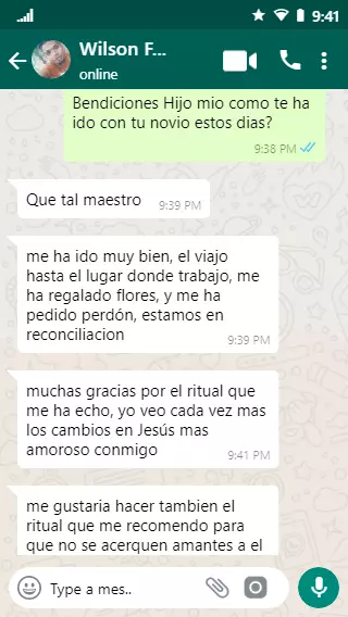 testimonio wp